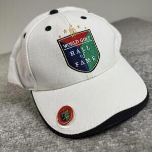 World Golf Hall of Fame Adjustable Hat PGA Magnetic Badge